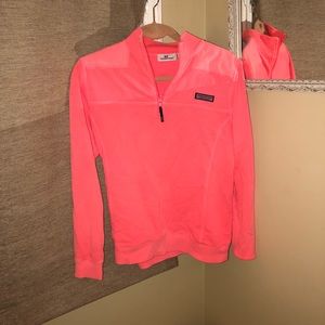 Neon pink Vineyard Vines Shep Shirt